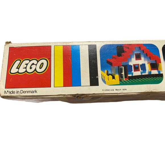 Vintage LEGO Box March 1974 *BOX ONLY No Bricks* Movie TV Prop Compartment - Picture 8 of 12